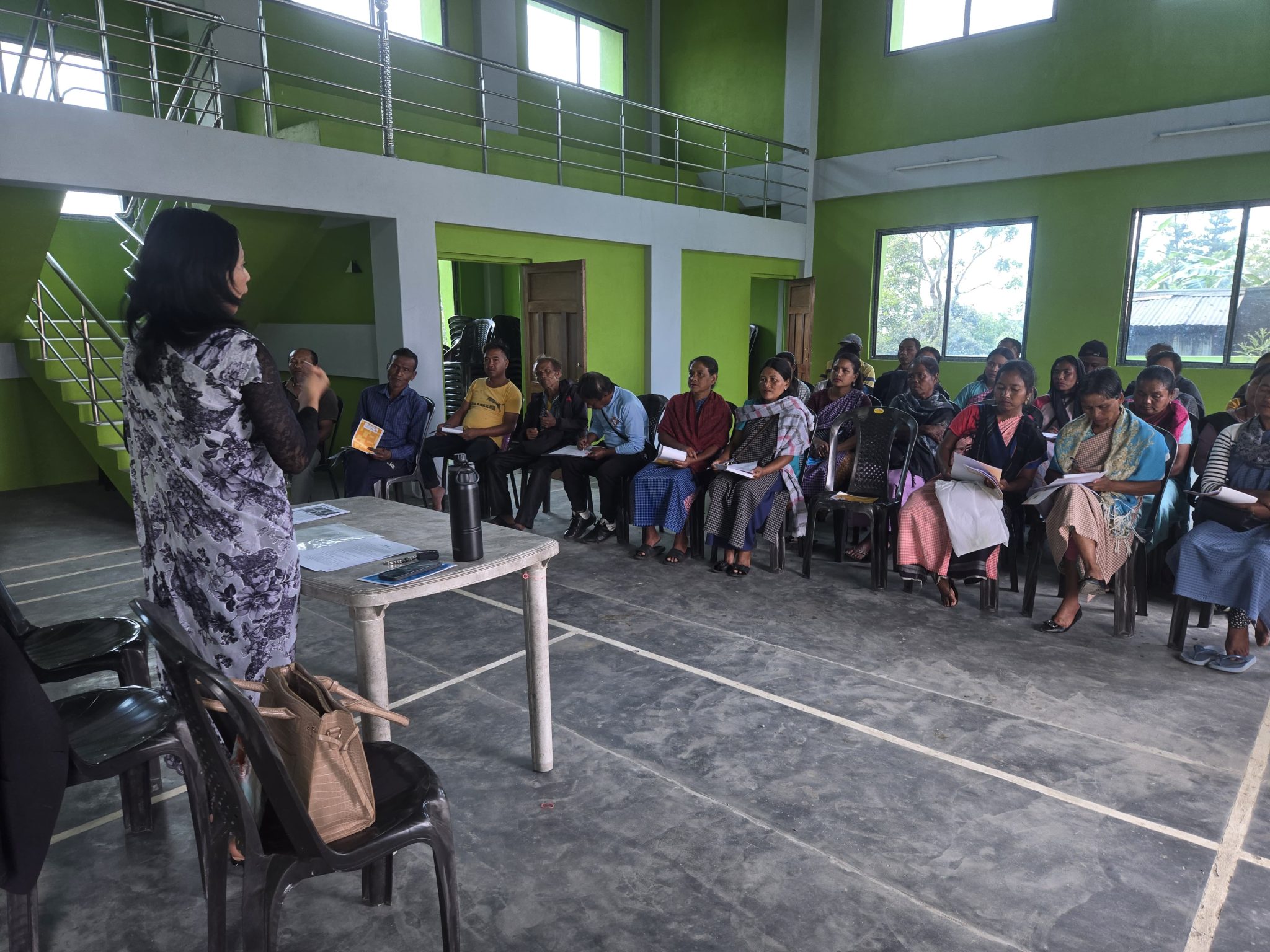 Class session on vegetable Cultivation in Laitkynsew