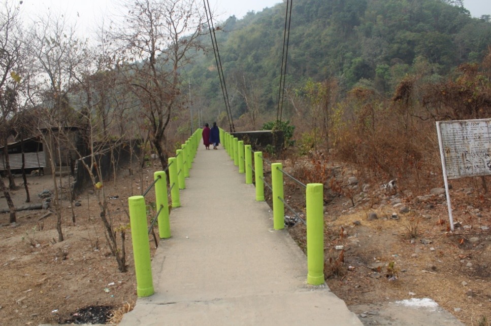 Sohlap Suspension Bridge (Repairing and Strengthening and Color)